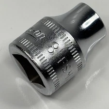 NOS Snap On Tools FSM81 3/8 Dr 6Pt Metric 8mm Flank Dr Shallow Socket USA 1984