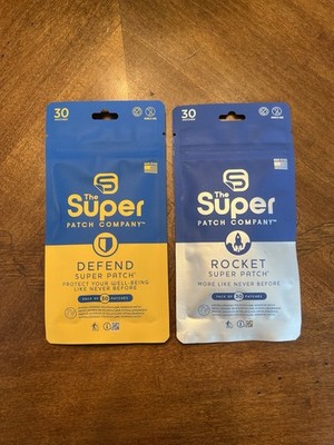 The Super Patch Company:The Defend Patch & The Rocket Patch Pack Of 30 Patches