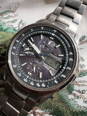 Casio Oceanus Analog Digital Uhr OCW-500TDJ Herren Getestet Solar