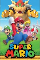 Gadget - Nintendo: Pyramid - Super Mario Character Montage Poster -D- Pyramid