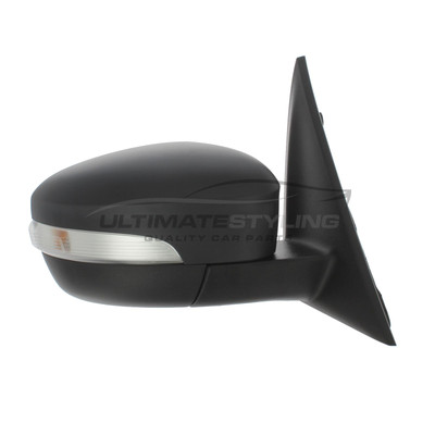 Ford S-Max 2015-> Door Mirror Electric Power Folding Primed Drivers Side Right