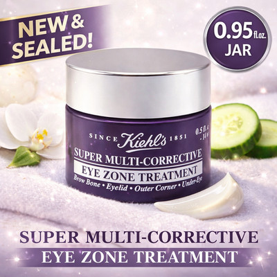 Kiehl's Super Multi-Corrective Eye Zone Treatment Cream Jar .95oz / 28mL  NEW
