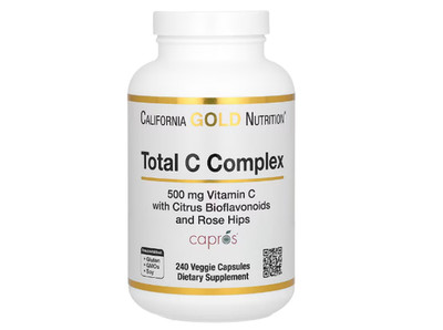 California Gold Nutrition, Vitamin-C-Komplex, Amla, Zitrus, Hagebutte, 240 Kaps.