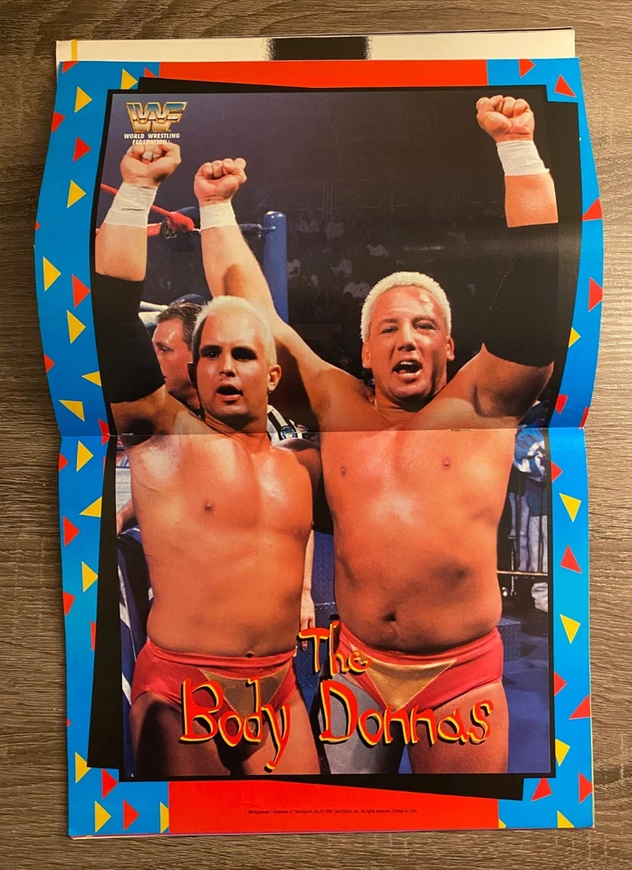 Revista WWF Octubre 1996 + Tarjetas Coleccionables Sin Cortar + Póster Excelente Estado WWE Foto 3 de 4
