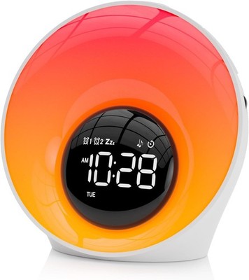 Wake Up Light Sonnenaufgang Wecker - Sonnenaufgangssimulation & White Noise Maschine mit