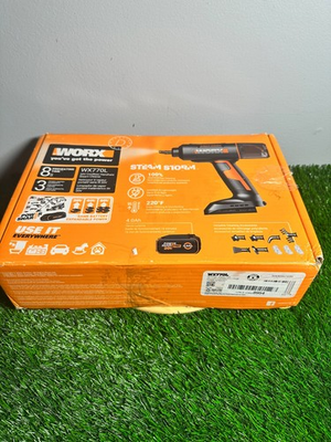 #ad Worx 20V SteamStorm Cordless Handheld Steam Cleaner w Accessories FOR PARTS $45.00