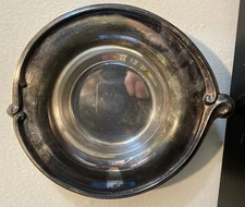 The International Silver Company Vintage Small 6 Inch Bowl Dish Patina Ornate