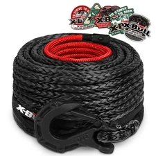 X-BULL Winch Synthetic Rope 32000LBS 3/8" x 85ft  Recovery Rope Truck SUV Line