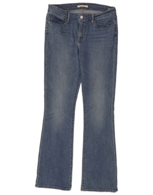 Levi's Damen 715 Bootcut Jeans W31 L32 Blau Baumwolle CN14