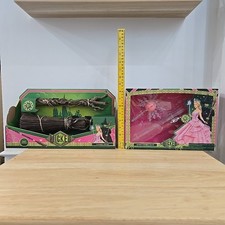 Wicked Elphaba's Broom Glindas Bubble Wand Wizard Of Oz Noble Collection Cosplay