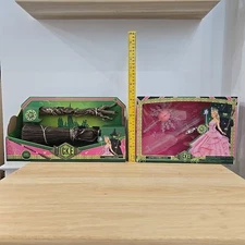 Wicked Elphaba's Broom Glindas Bubble Wand Wizard Of Oz Noble Collection Cosplay