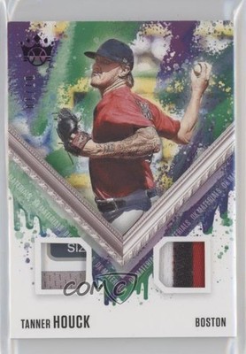 2021 Diamond Kings DK Materials FOTL Purple 7/10 Tanner Houck Rookie RC uk2