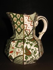 MASONS IRONSTONE "APPLIQUE" Design JUG  (print & Handpainted ) 14cm High