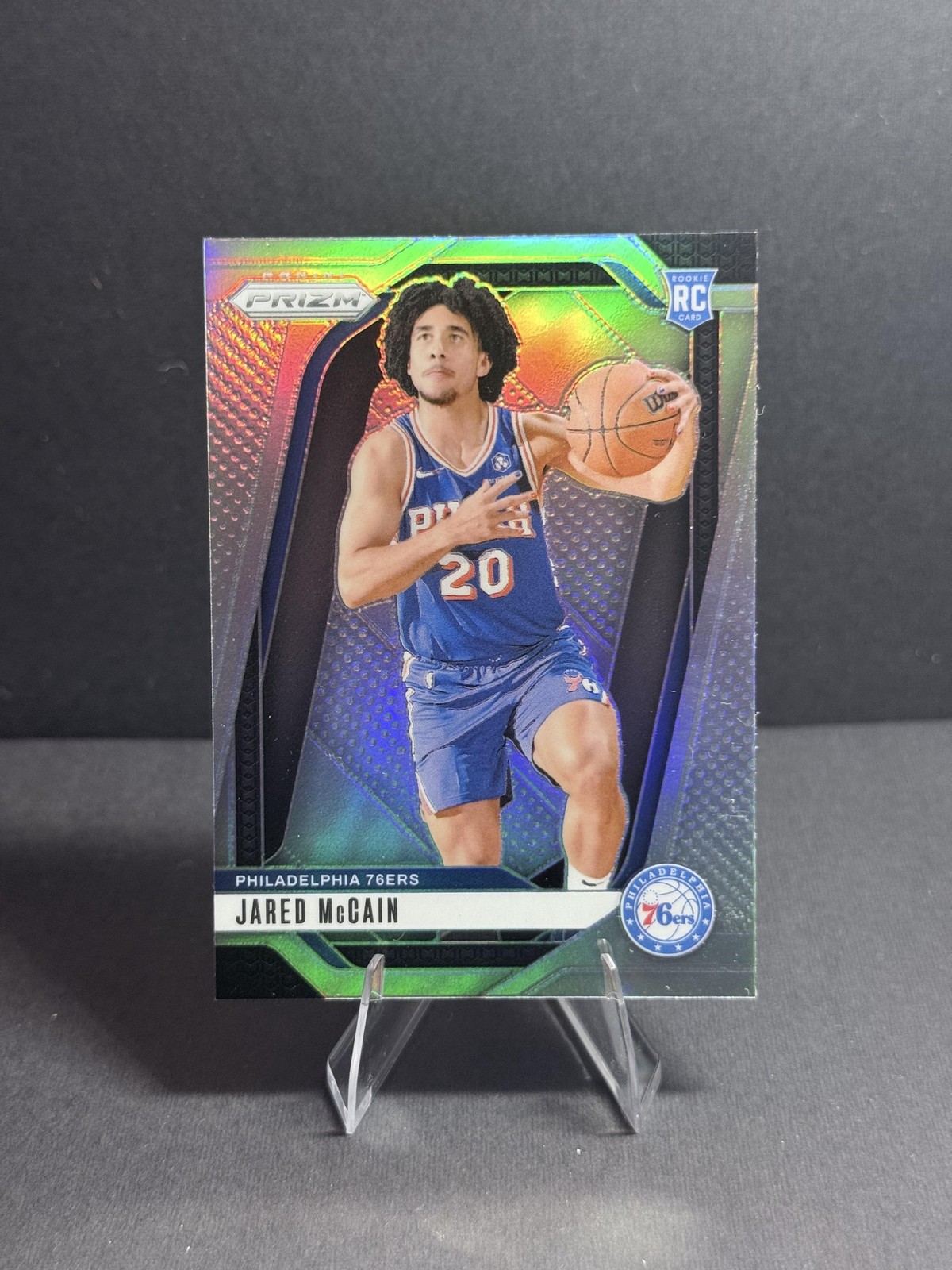 2024-25 Panini Prizm #222 Jared McCain Prizms Silver