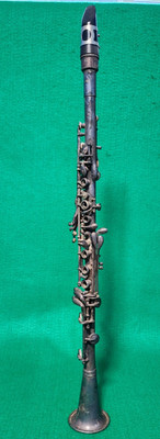 VINTGAGE Cundy Bettoney Three Star Metal Clarinet Black W/MOUTHPIECE Restoration