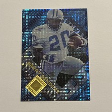 Barry Sanders 1996 Collector's Edge Advantage Perfect Play Foils Parallel #4 