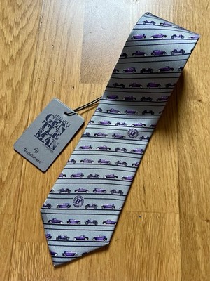 2017 ISOTTA FRASCHINI 8A Silk NECK TIE Ltd RARE Pebble Beach Concours Outlierman