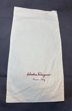 Salvatore Ferragamo Dust Bag White 16 1/2 x 8 1/2 Condition: Pre-loved