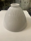 VTG White Milk, Glass Cone Shape, Light Shade ￼