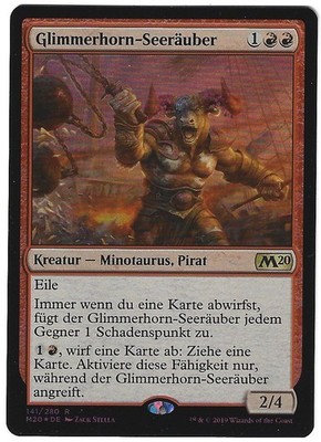 FOIL  Glimmerhorn-Seeräuber / Glint-Horn Buccaneer - MAGIC 2020 - deutsch (nm +)