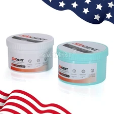 2 X Dental Soft Putty Fast Set Impression Material 400 g Base + Catalyst