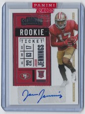 Jauan Jennings Rookie Ticket RC 2020 Panini Contenders Auto Sealed