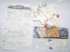 MICRONAUTS Battle Cruiser with instructions accessories parts Vintage 1977 Mego