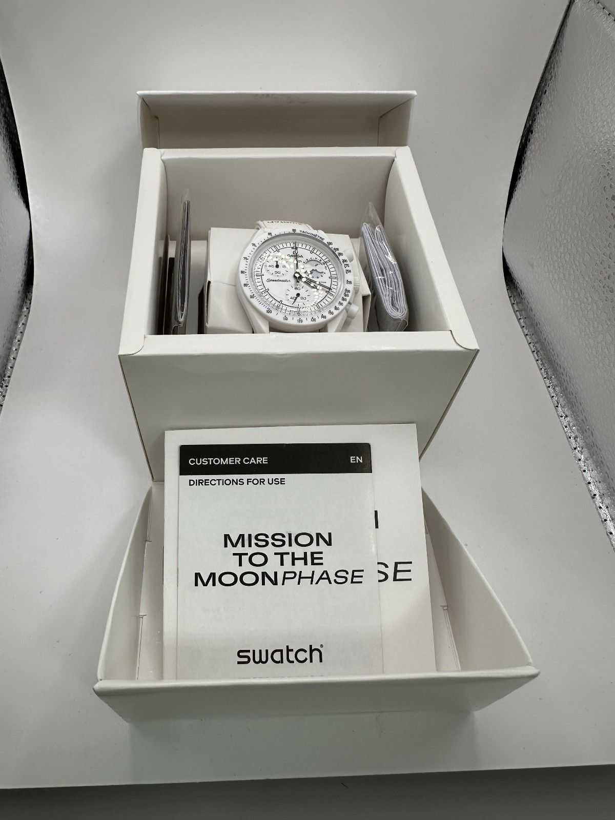 Edition White Moon Mission OMEGA to Swatch x the – - VintageWatches.PK Edition White Moon Mission OMEGA to Swatch x the – - vintagewatches.pk