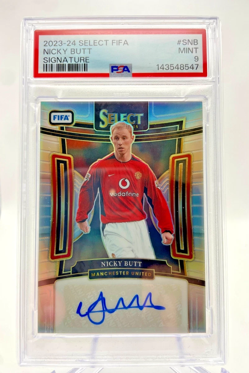 Panini Soccer Manchester United Autographed Sports Trading Cards