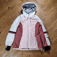 ladies Sweaty betty Hybrid ski jacket Hooded Recco System Size L UK 12/14