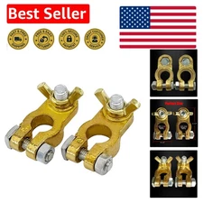 Brass Battery Terminal Connectors, Top Post Battery Terminals Battery Cable E...