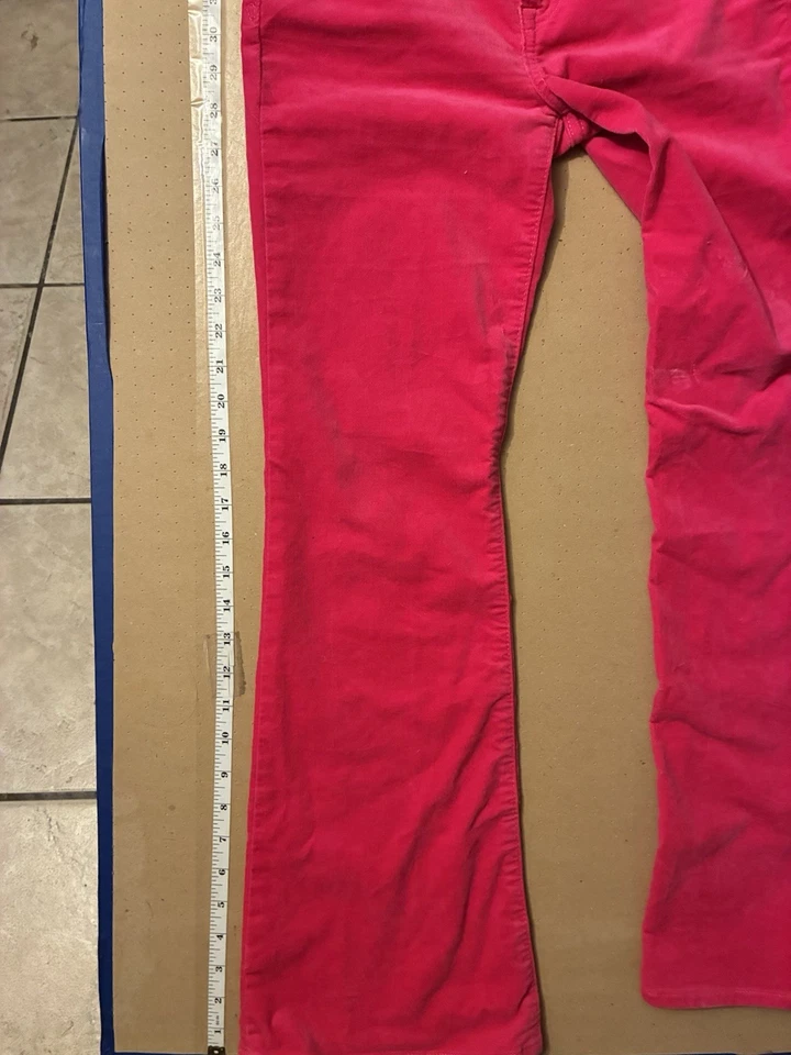 Jeans Gap Girl talla 12 rosa acampanado tiro alto años 70 Foto 4 de 4