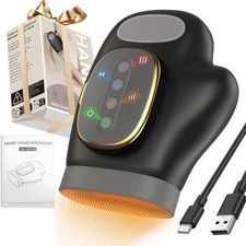 Hand Massager Machine with Heat and Compression Therapy Finger