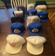 Vintage Werbung Trucker Snapback Mütze Lot, Mesh, mehrfarbiger Grafikdruck