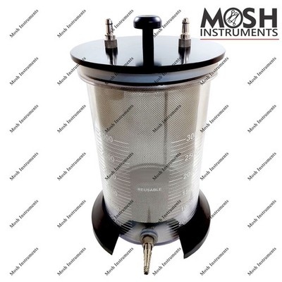 Liposuction Fat Collection Canister 3000ml Reusable Steel Filter Surgical Jar