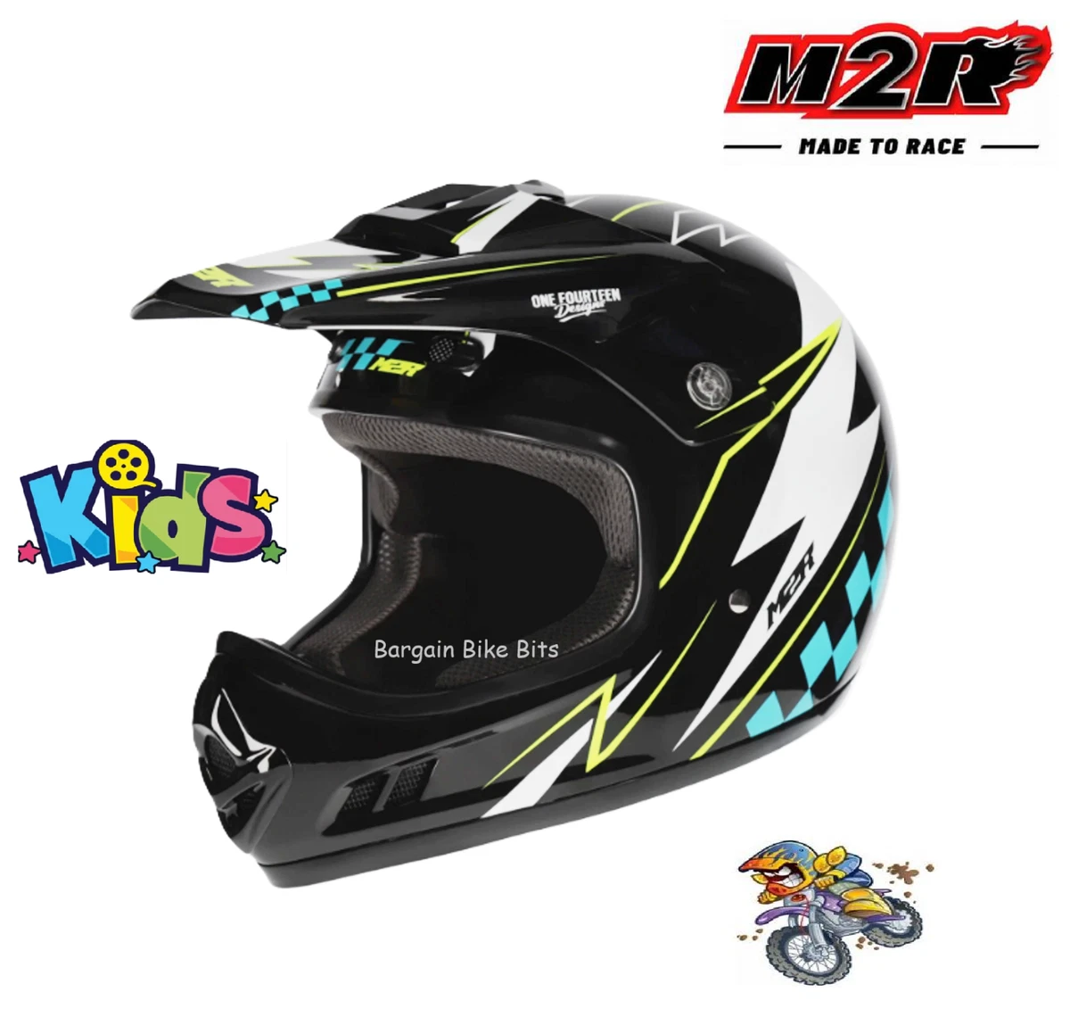 M2R Motocross/Enduro Motorcycle & Powersports Helmets for sale | eBay