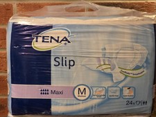 Tena Slip Maxi Absorbency Adult Nappy or Diaper Size Medium Packs of 24 