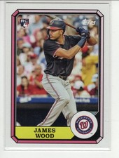 2025 Topps Archives #87BB-3 James Wood 1987 Topps Boardwalk and Baseball