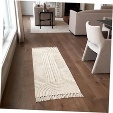 Beautiful 2x6 ft. Boho Runner Rug with Tassels for Your Hallway, Bedroom Or