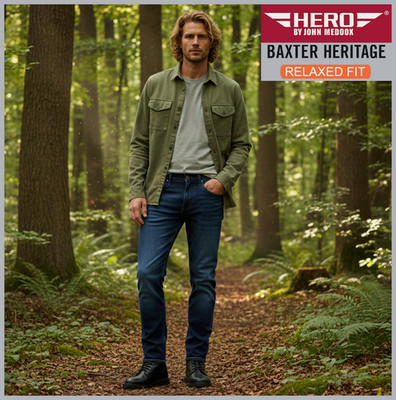 HERO BAXTER | darkblue tint | Stretch Denim | Relaxed Fit | HERREN | Jeans Hose