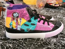 NEW Nightmare Before Christmas Disney High Top Lace-up Sneakers Shoes Womens 9.5