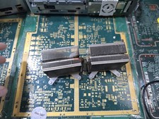 Xbox 360 PHAT TALL CPU HEAT SINK x2 ONLY-FIN DING/FIN METAL WEAR-NOT PRETTY-SEE