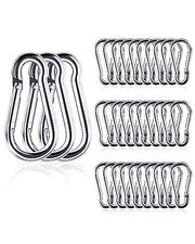 Small Carabiner Clip, 30pcs 1.57inch Mini Carabiners Clips, M4 Stainless Steel 