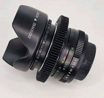   KMZ Helios-44M 58mm F/2 Photo Lens Soviet with adapter Canon EOS