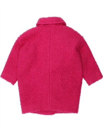 BENETTON Baby Mädchen Fleece Zweireiher Mantel 18-24 Monate Rosa AF01 - Bild 2 von 4
