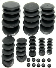 50-Piece Plastic Plug Set - Auto Body Plugs for Round Holes - Sheet Metal & H...