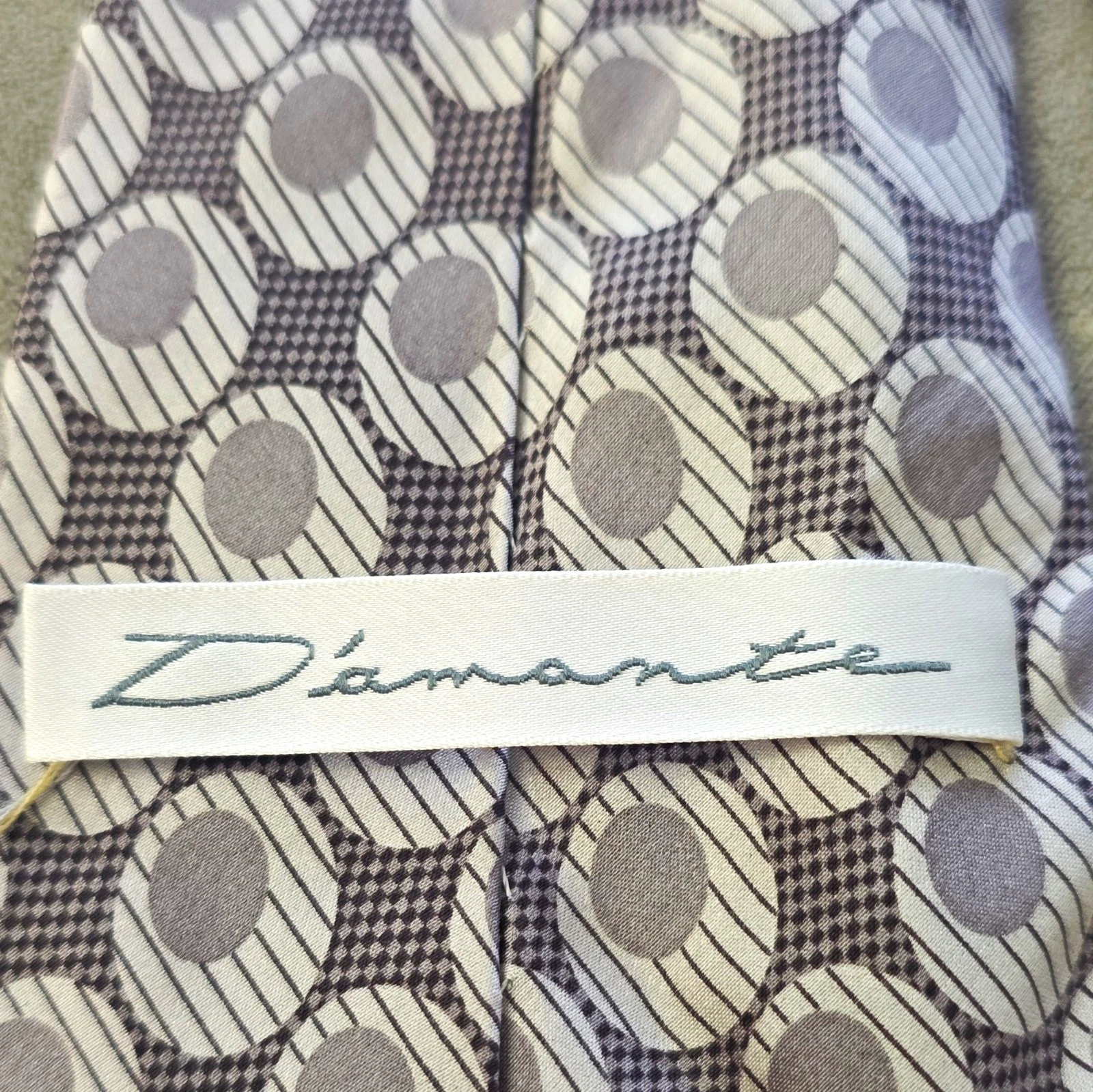 Lot of 3 Ties, 100% Silk, Diamante Alfani Stafford  image 6