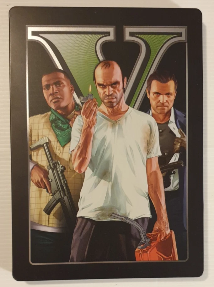 GRAND THEFT AUTO V 5 Special Edition Game for Xbox 360 - Steel Book ,Manual, Map - Image 3 of 4