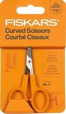 Fiskars Curved Scissors No.4 - New in ORIGINAL Packaging - Fast, FREE Shipping 