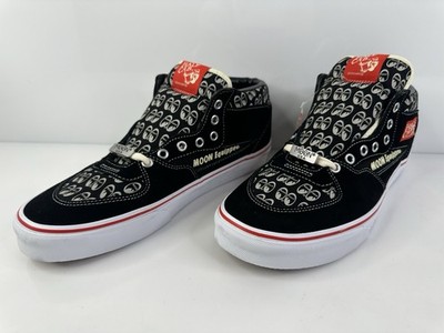 Rare 2021 Vans X Mooneyes Half Cab Men's 12 Black White | eBay